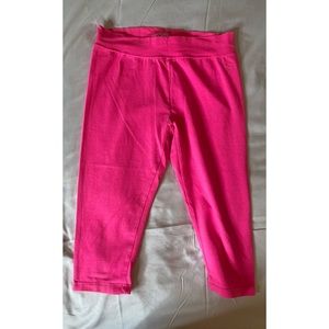 Justice Neon Pink Capri Leggings